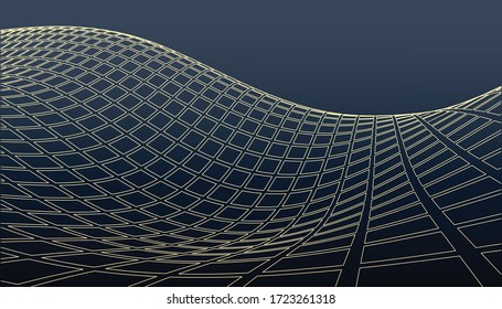 Facade geometry design.Pattern vector, print production wallpaper. Modern wall decorative of grid flat texture, gradient background. Colorful geometric. Equalizer for music. Eps10