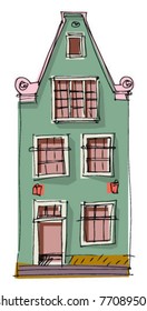 facade of old house - Amsterdam