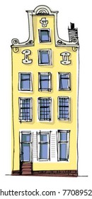 facade of old house - Amsterdam
