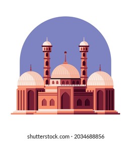facade of sacred muslim mosque