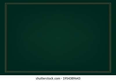 facade wall with a frame. green wall. green frame for interior