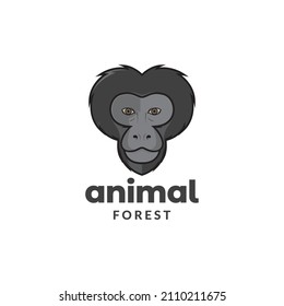 face animal Hamadryas baboon logo design, vector graphic symbol icon sign illustration