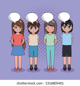 face anime people