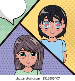 face anime people