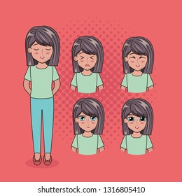 face anime people