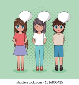 face anime people