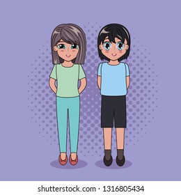 face anime people