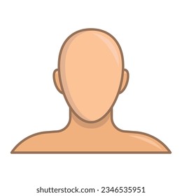 Face avatar profile icon vector on trendy style for design and print