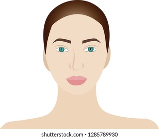 392 Beautiful girl without makeup Stock Illustrations, Images & Vectors ...