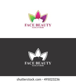 Face Beauty Logo in Vector