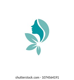 face beauty skin care logo template