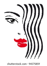 face of beauty woman
