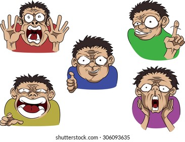 Face of the boy