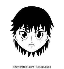 face boy anime expression facial