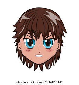 face boy anime expression facial