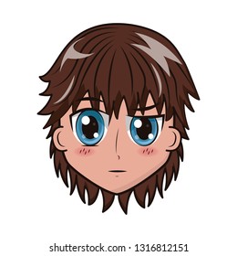 face boy anime expression facial
