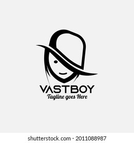 Diseño del logo de Face Boy, cara Diseño del logo de Man People.eps