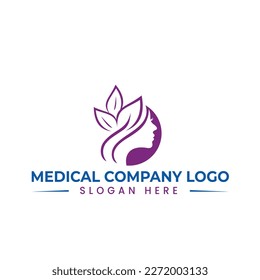 face care medicine vector logo