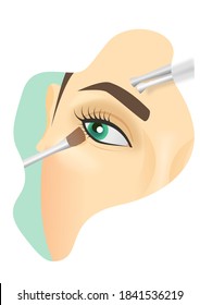 Face care for women face mask and make up and brows architect