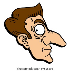 Face cartoon draw
