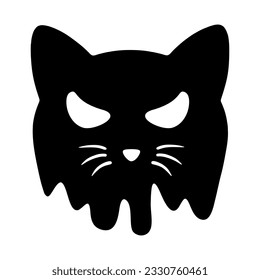 Face Cat Melted Patch V84 Patch Streetwear, Urban, Luxury, Modern Design Patch Commercial Use