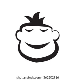 Face character, boys, girls, child baby cartoon