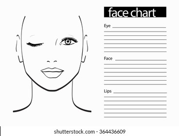 Free Printable Makeup Face Charts