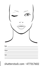 Facechart Images, Stock Photos & Vectors | Shutterstock