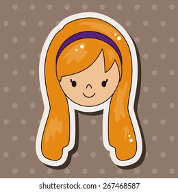 face chatacter theme elements vector,eps