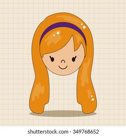 face chatacter theme elements vector,eps