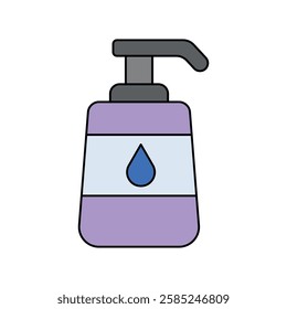 face cleanser icon with white background vector stock illustration