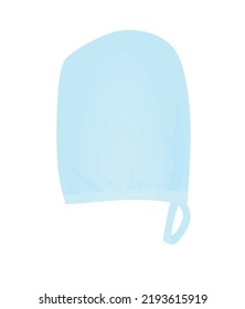 Gesichtskosmetikhandschuh. Vektorgrafik