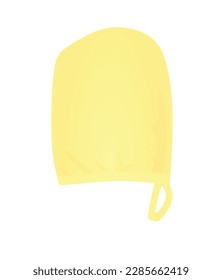 Face cosmetics glove. vector illustration
