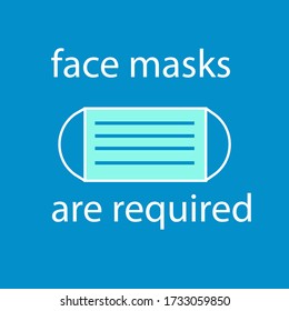 face cover icon vector illustration mask  blue background