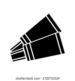icono de crema facial o logotipo símbolo de signo aislado ilustración vectorial - iconos vectoriales de estilo negro de alta calidad
