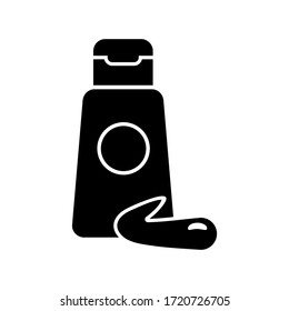 face cream icon or logo isolated sign symbol vector illustration - high quality black style vector icons
