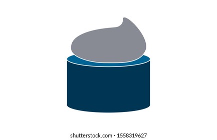 Face cream icon simple style vector image