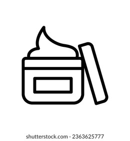 Face cream icon vector on trendy design