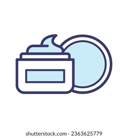 Face cream icon vector on trendy design