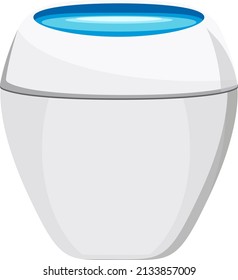 Crema facial, ilustración, vector sobre fondo blanco.