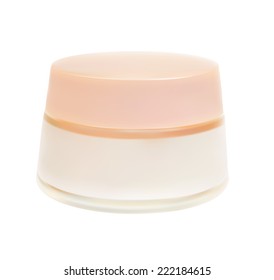 Face Cream Isolated on White Background Vector Illustrator