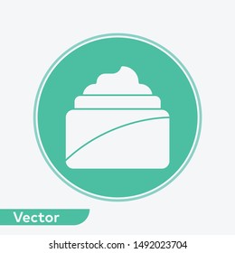 Face cream vector icon sign symbol