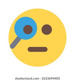 Face da curiosidade ilustração para sites de aplicativos e conteúdo digital