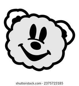 Face Cute Bear Patch V96 Patch Streetwear, Urban, Luxury, Modern Design Patch Commercial Use