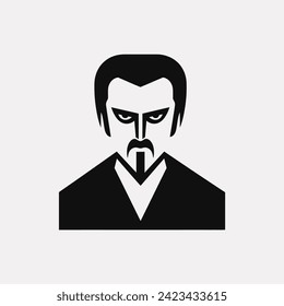 Face dracula avatar emoji icon - Simple Vector Illustration