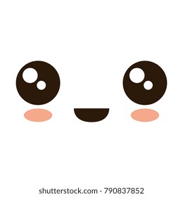 face emoji kawaii character