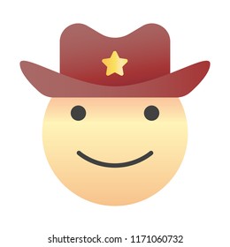 Face Emoticon Emoji Sign Face for Social network and apps