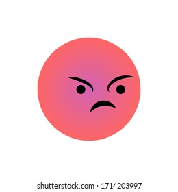 Face Emoticon icon vector logo