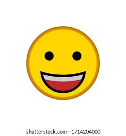 Face Emoticon icon vector logo