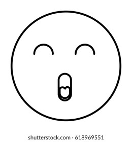 face emoticon isolated icon
